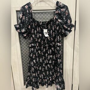 Inspired hearts smocked floral dress